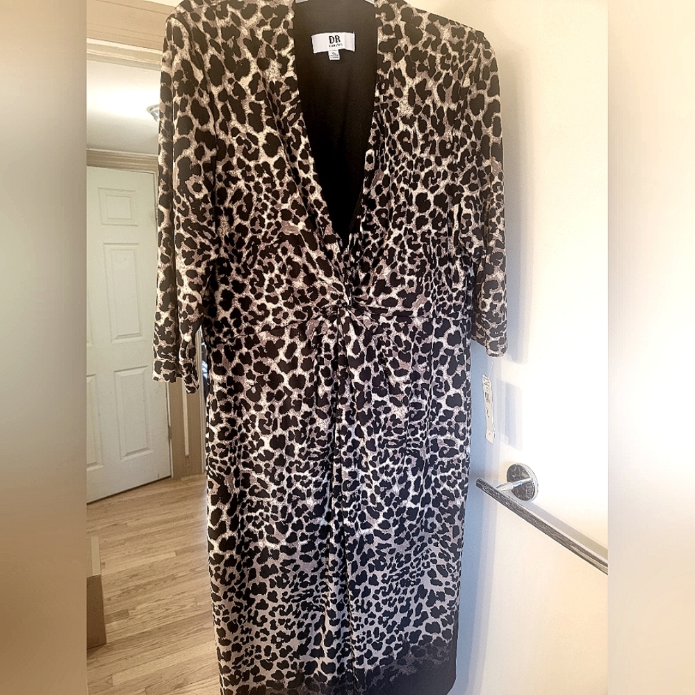 Animal print dress